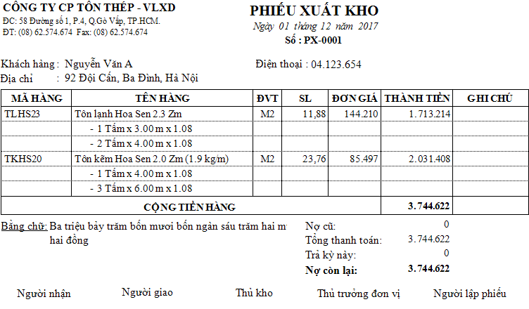 Phần mềm quản lý bán hàng DMS-VLXD