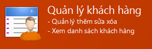 quản lý khách hàng